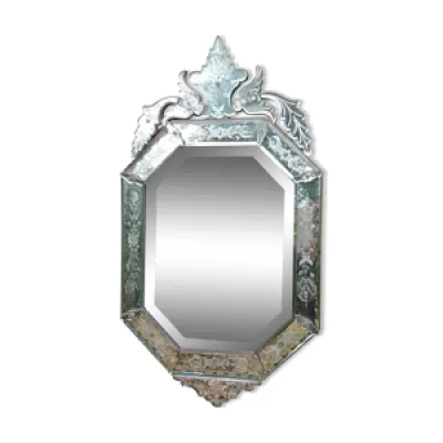 Miroir vénitien biseauté - octogonal
