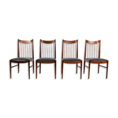 4 chaises danoises en - 1960
