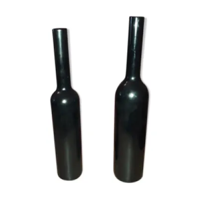 2 bouteilles resine noire - luigi