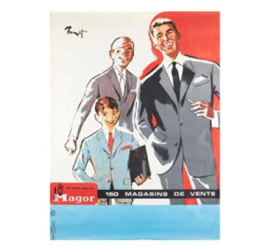 Grande affiche publicitaire - 1960