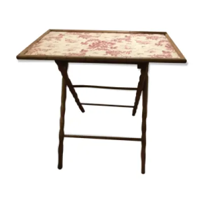 Table pliante en bois - fin