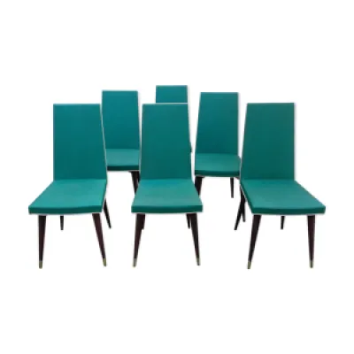 Six chaises modernistes - vert