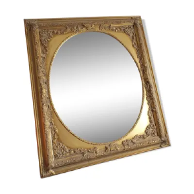 miroir doré en bois - louis