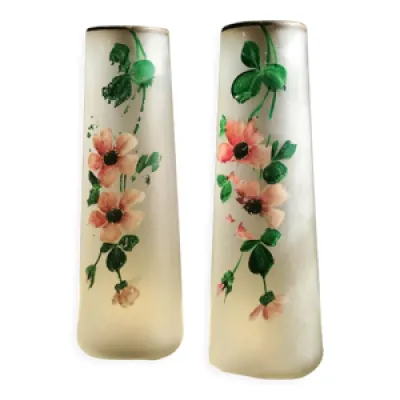 Pair of art deco vases - glass