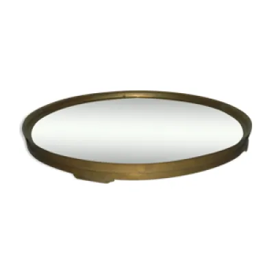 Plateau centre de table - bronze miroir xixe