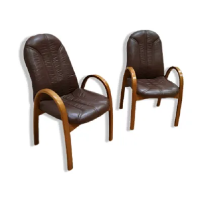 Paire de fauteuils des - 70 style