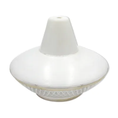 Lampe soucoupe blanche