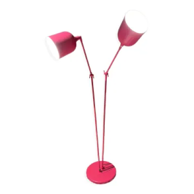 Lampadaire design TWIN - rose metal