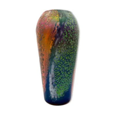 vase en verre soufflé - style art
