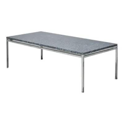 Table basse en granite - acier