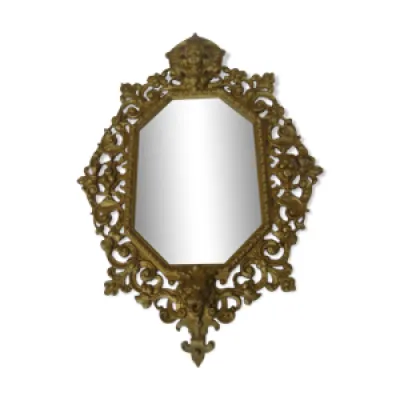 miroir en bronze 19 ème - 33x46cm