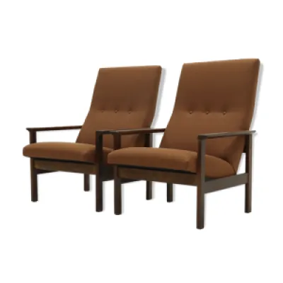 ensemble de 2 fauteuils - 1960