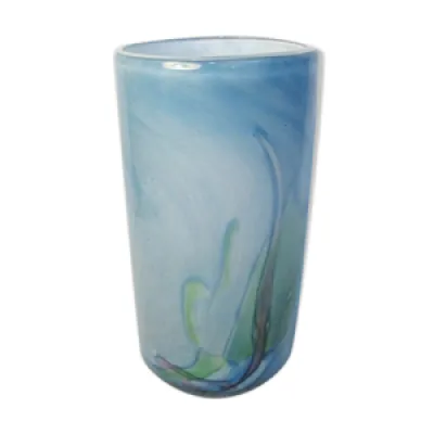 Vase cylindrique contemporain - verre