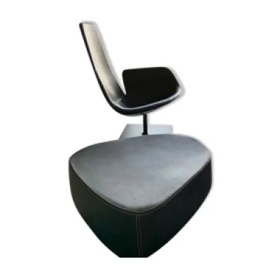 Fauteuil Fjord Moroso - cuir
