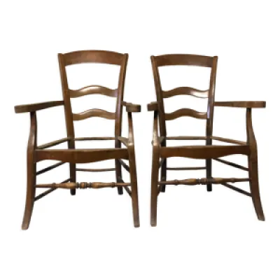 2 fauteuils à repailler - louis philippe