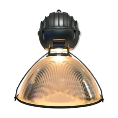 Lampe suspension holophane - verre prismatique