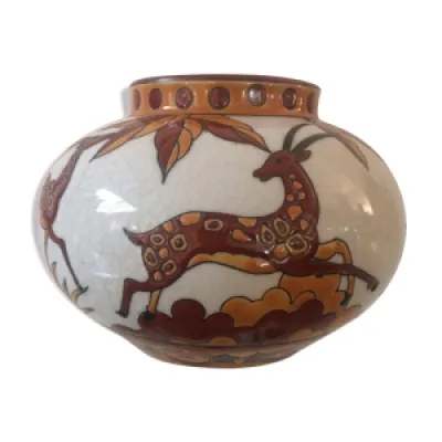 Vase céramique craquelé - art