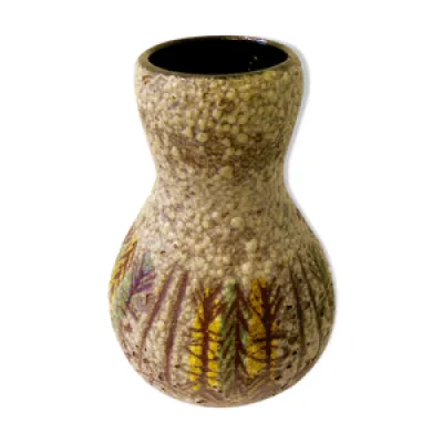 Vase en céramique de accolay ,decor
