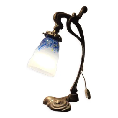 Lampe bronze art nouveau - non