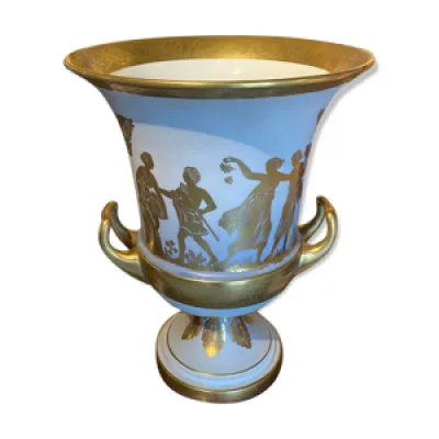 Vase Médicis en porcelaine - italienne