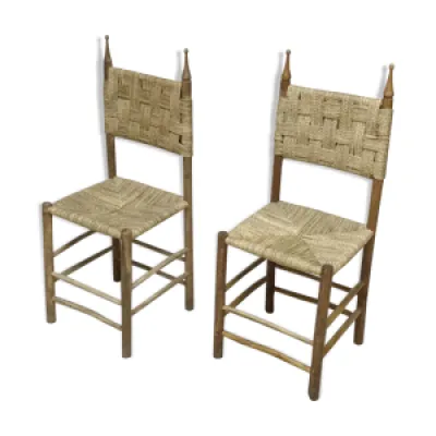 paire de chaises Italiennes, - 1960