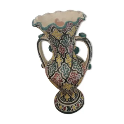 vase multicolores signé - safi