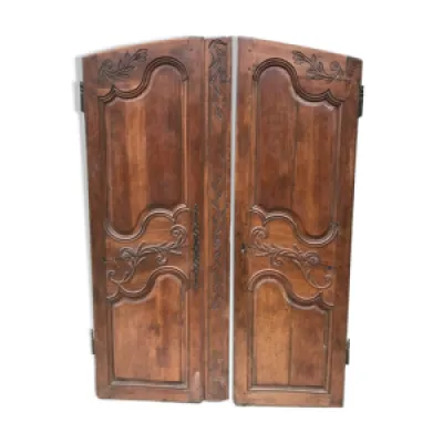 2 portes anciennes en - bois massif