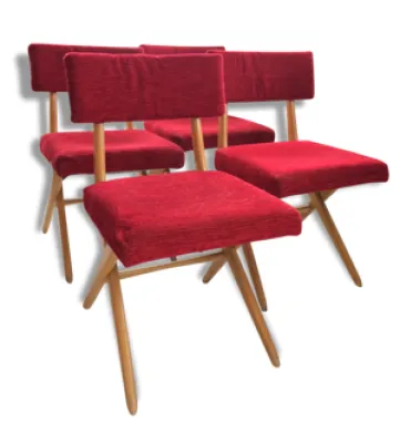 Série de 4 chaises années - scandinave