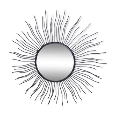 miroir soleil en tôle - 72x72cm