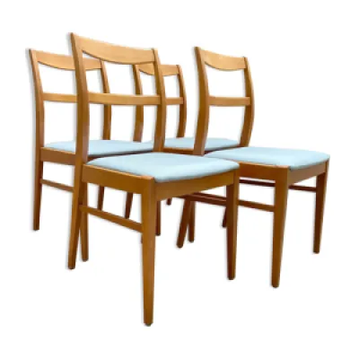 4 chaises de salle à - manger scandinave