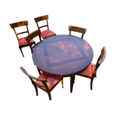 Tables et chaises style louis philippe