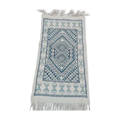 tapis mergoum blanc et - traditionnel