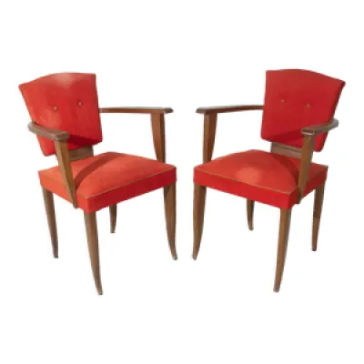 2 chaises André Sornay - 1950