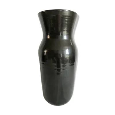 Vase Accolay 1950 noir - brillant