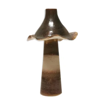 Vase en céramique champignon
