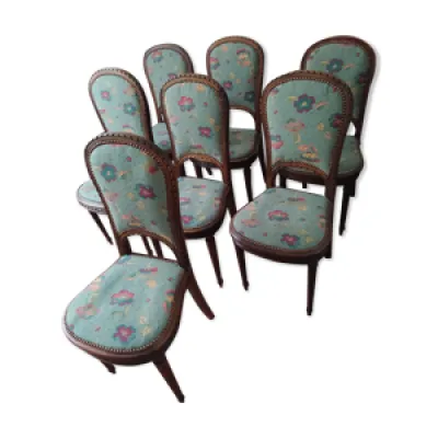 Sept chaises anciennes - louis xvi