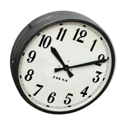 Horloge de gare IBM double - faces