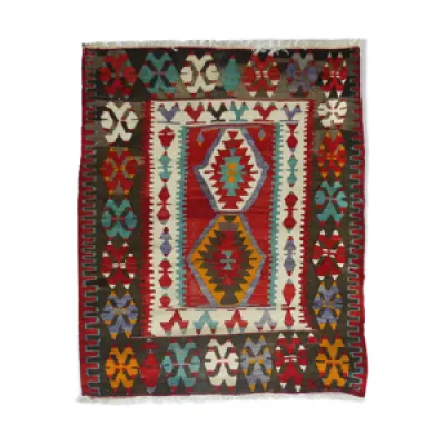 tapis kilim persan fait - main