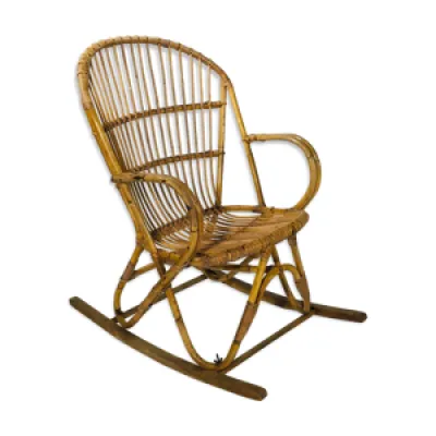 fauteuil à bascule en - 1960