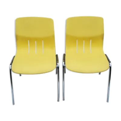 Paire de chaises design - kartell