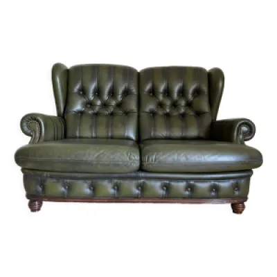 Canapé classique  cuir - anglais style