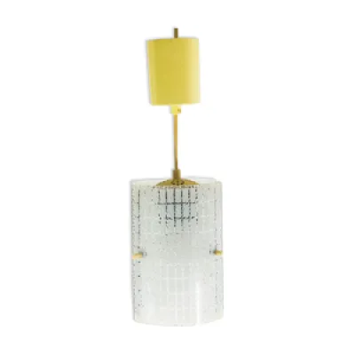 Lampe à suspension rectangulaire - verre