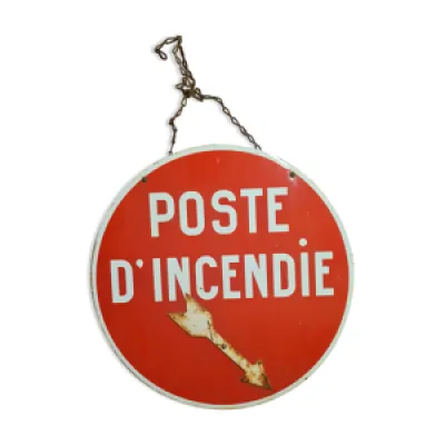 ancienne Plaque emaillee