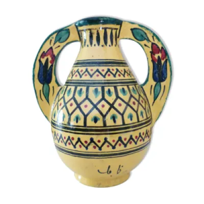 Vase céramique Tunisie - 1940 art