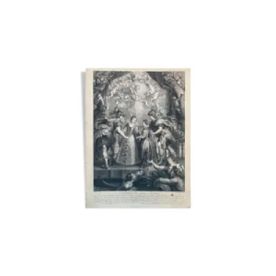 Pierre Paul Rubens, l’échange - gravure