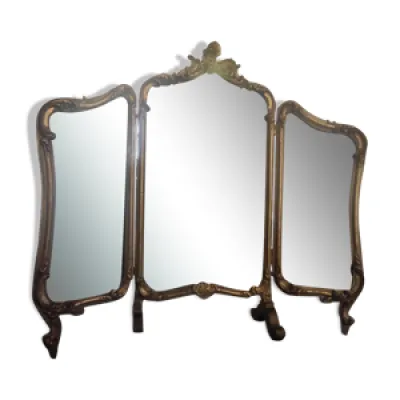 miroir triptyque de table - style