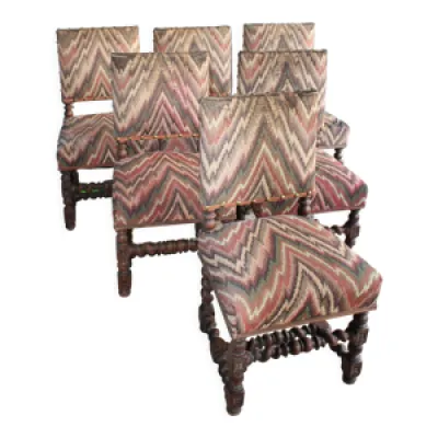 chaises de salle à manger - louis xiii