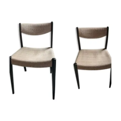 Lot de 2 chaises , style - scandinave