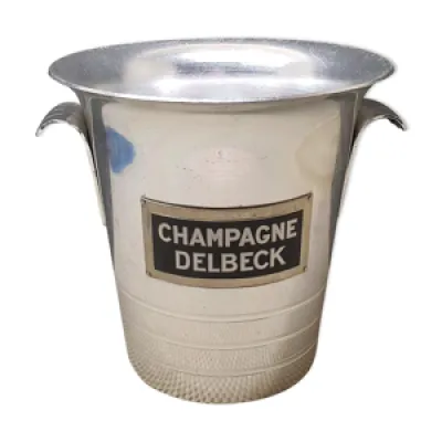 Ancien seau champagne - plaque