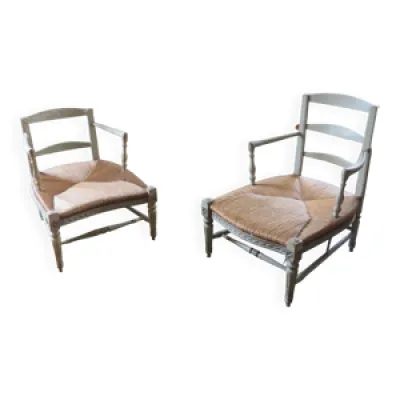 2 fauteuils duchesse - fin eme